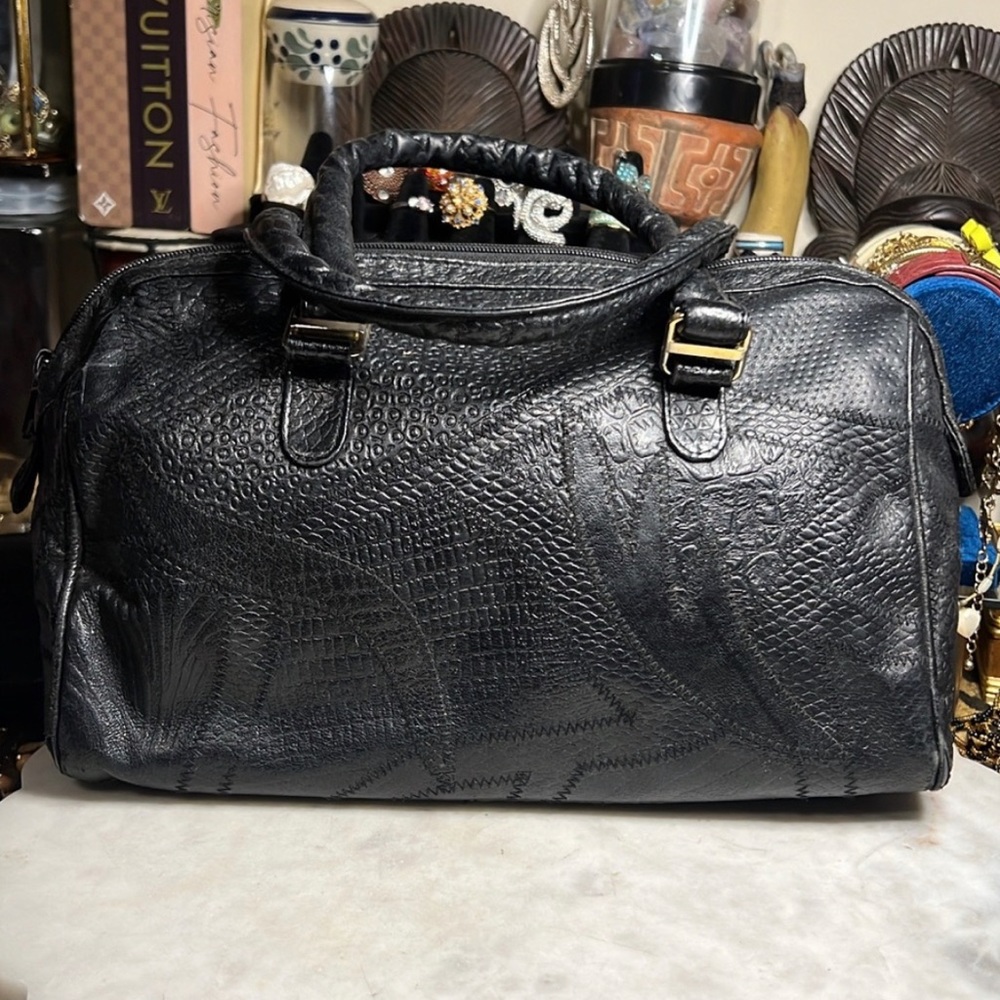 Vtg Leather Satchel